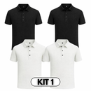 Oferta Limitada: 4 Camisas Polo Masculinas de Seda Gelada Premium Paga 1, Llévate 4