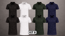 PROMOCIÓN - SEDA POLO CUELLO Y BOTONES ESTILO CLÁSICO PRECIO ESPECIAL AL LLEVAR VARIAS UNIDADES